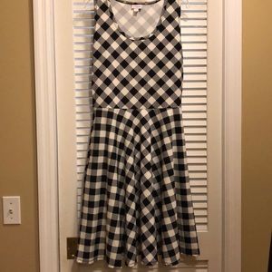 Checkered LuLaRoe Nicki Dress